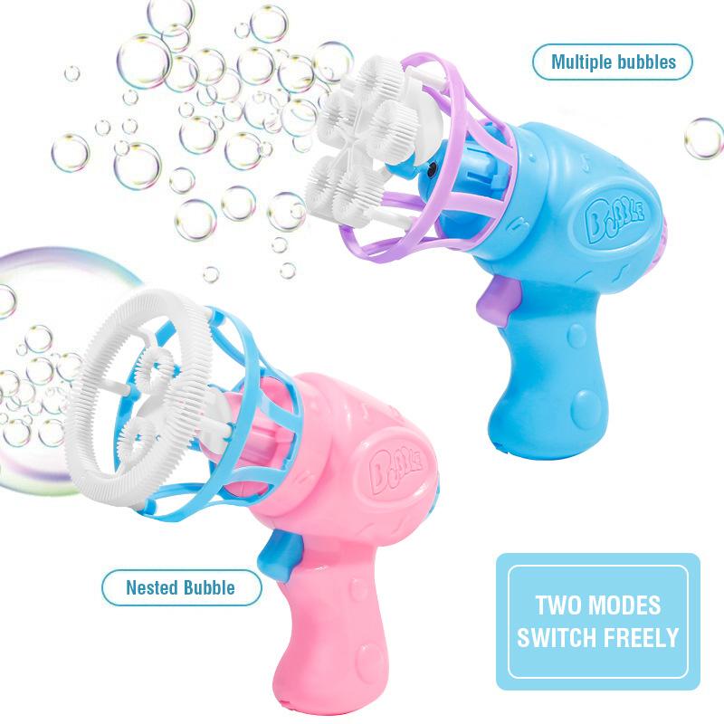 Children'S Electric Fan Bubble Gun Machine Soap Bubble Blowing Kids Toys Outdoor Bubble Wedding Party Games Gifts Girl