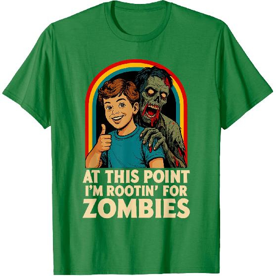 Zombie Men Women Kids Funny Halloween T-Shirt
