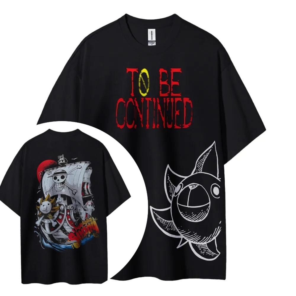 ONE PIECE Bedrucktes Kurzarm-Freizeit-Sommerkleidung Herren Bequeme Kleidung Herrenbekleidung Kurzarm-Halbarm-Oberteil