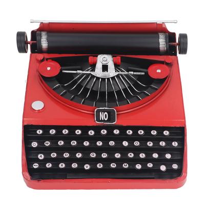 Retro Vintage model psacího stroje Iron Starožitný psací stroj Stolní dekorace Displej Model psacího stroje