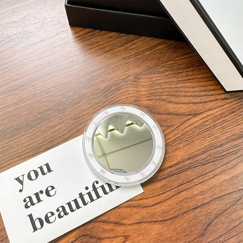 

Circular Mirror Magnetic Suction Phone Airbag Holder Base Portable Makeup Simple Sticker Refrigerator