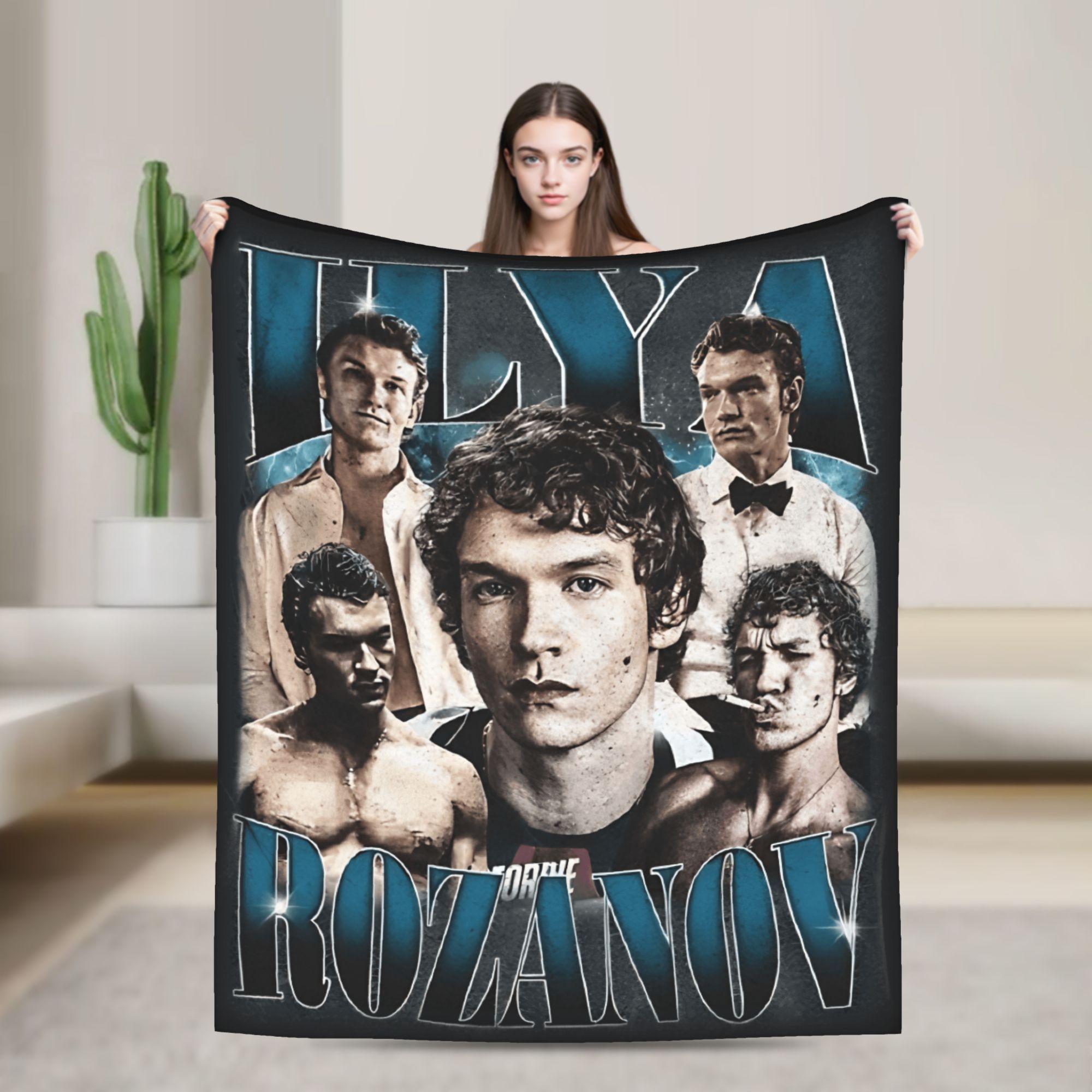

Connor Storrie Rozanov Heated Movie Rivalry Flannel Blankets Winter Ilya Rozanov Warm Soft Bedding Throws for Bedspread 100cm x 150cm