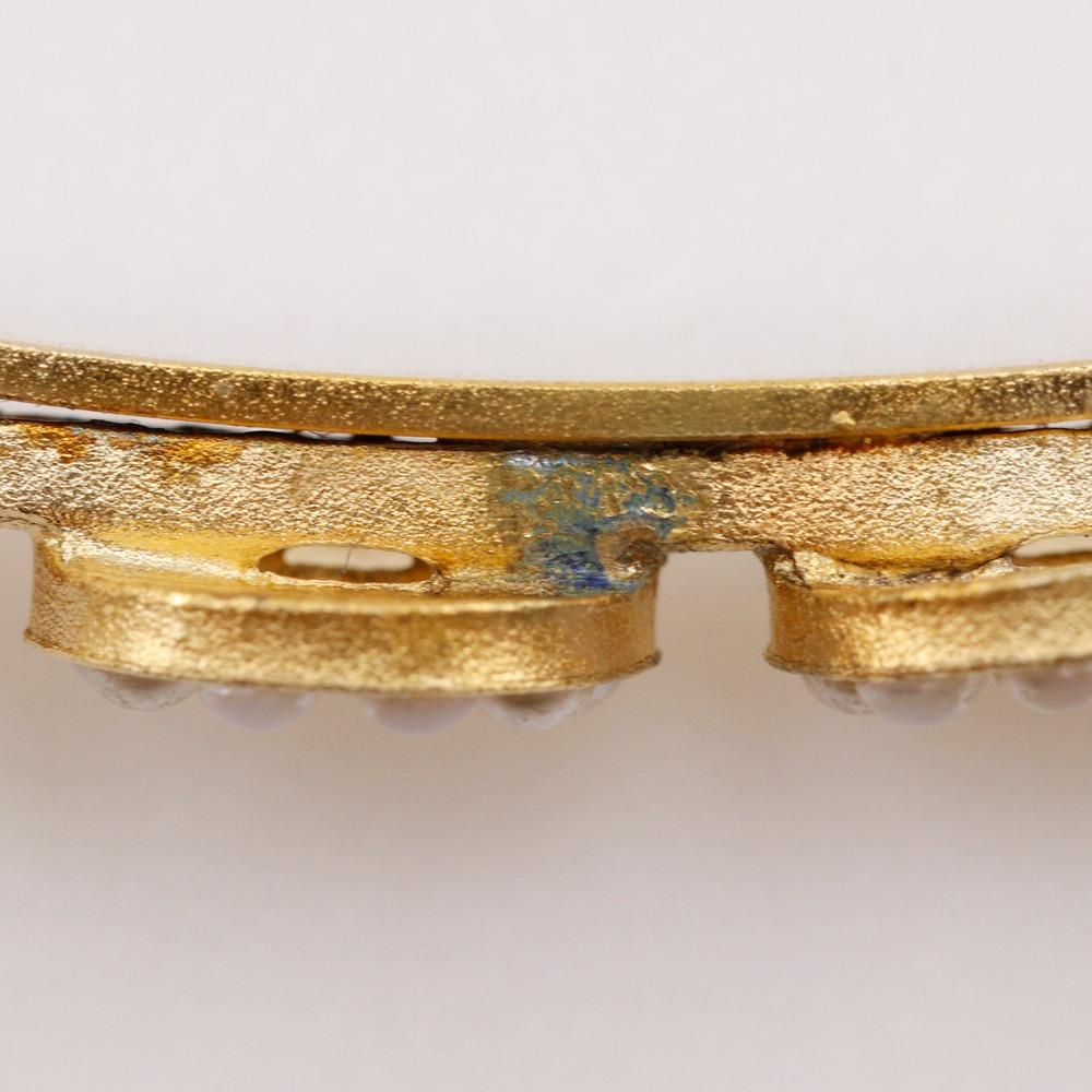 CHANEL COCO headband Other accessories 01A Plated Gold/Fake pearl Women Used