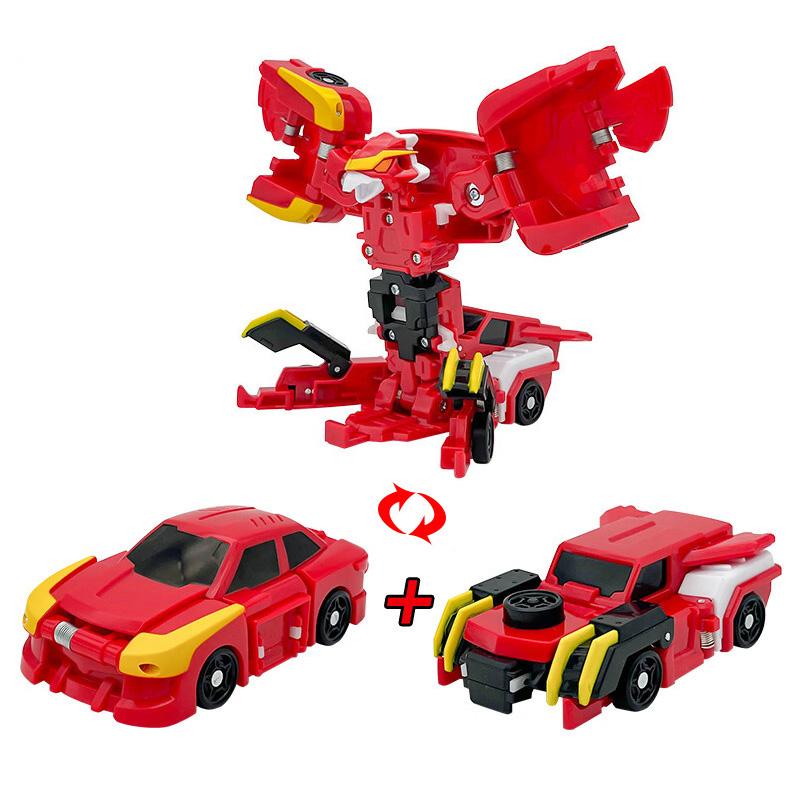 Neues ABS Turning Mecard Verwandlungsauto Actionfiguren Erstaunliches Auto-Kampfspiel TurningMecard für Kinder Deformationsspielzeug