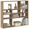 Artisan Oak Wall Shelf 90 X 16 X 78 Cm Particleboard