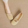 Small Leather Shoes Women's Spring and Summer Single Shoes, New Single Shoes, Comfortable and Gentle Flat Shoes for Work