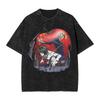 Death Note Manga TShirt Size L Lawliet Graphic Print Washed Loose Short Sleeve Soft for Men and Women Comfortable TShirt