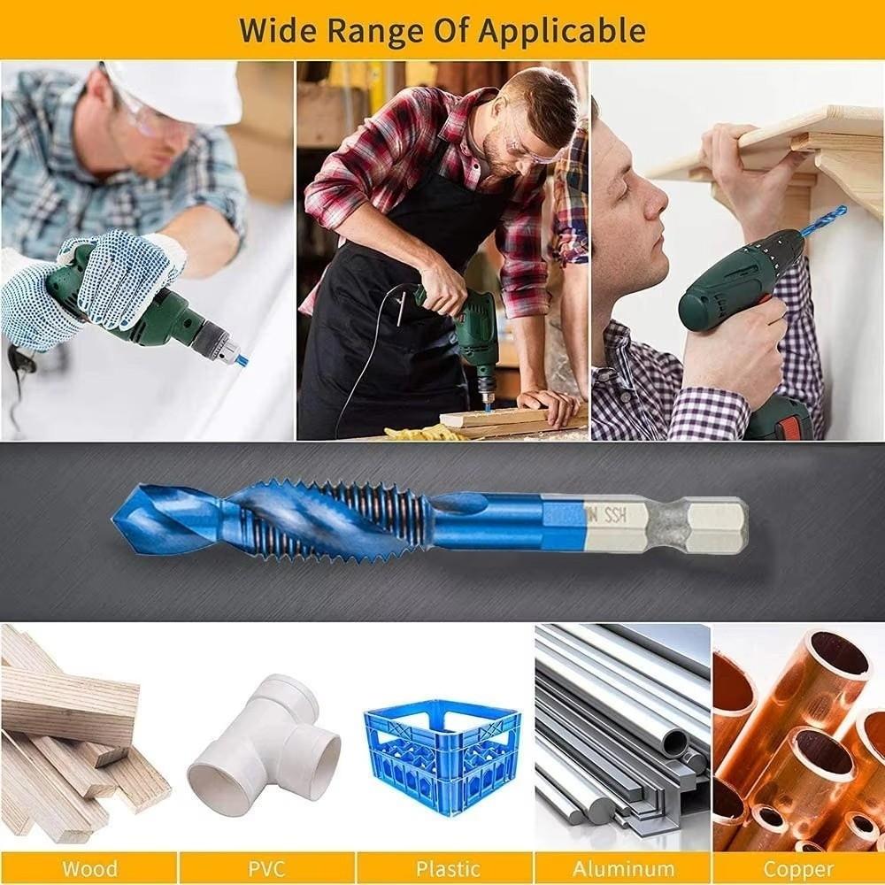 Multi-Purpose Screw Tap Drill Bits High Speed Steel Metric Tap Drill Bits for Thread Cutting