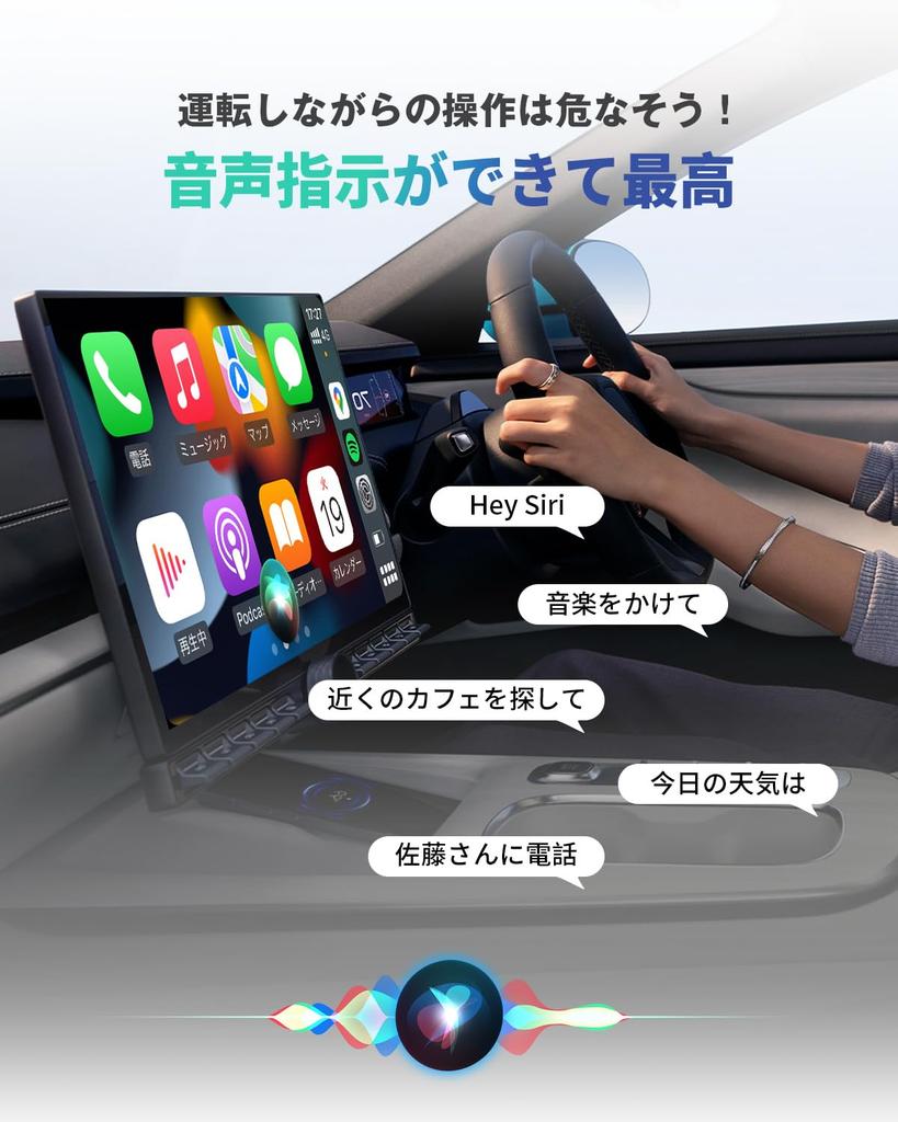 Official Ottocast MINI Slim Wireless USB Car Adapter for CarPlay and Android Auto Compatible with 2025 Mini and Mini Compatible with Vehicles Equipped