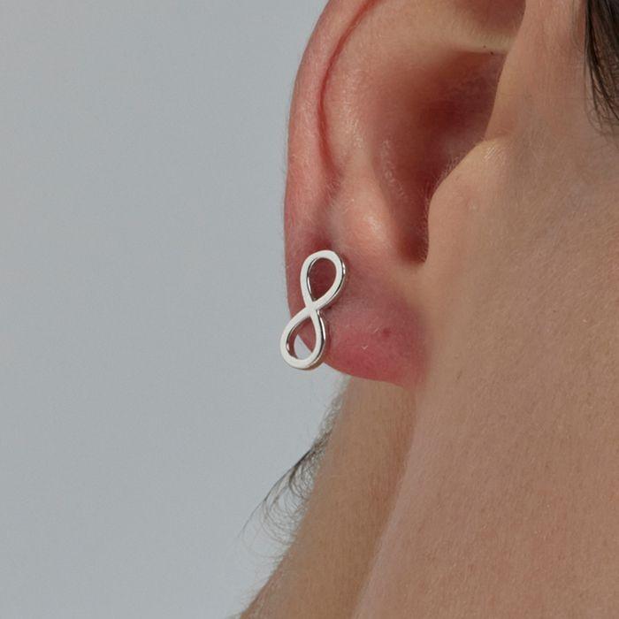 Boucles d’oreilles - LUXENTER - Infinity - Finition rhodium - Pierres multicolores - Turquoise