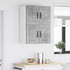 Wall Cabinet LUCCA 2 pcs Concrete Grey 60 x 31 x 40 cm Particleboard