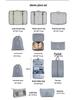 Eight-Piece Waterproof Travel Storage Bag Set for Business Trips - Large Capacity