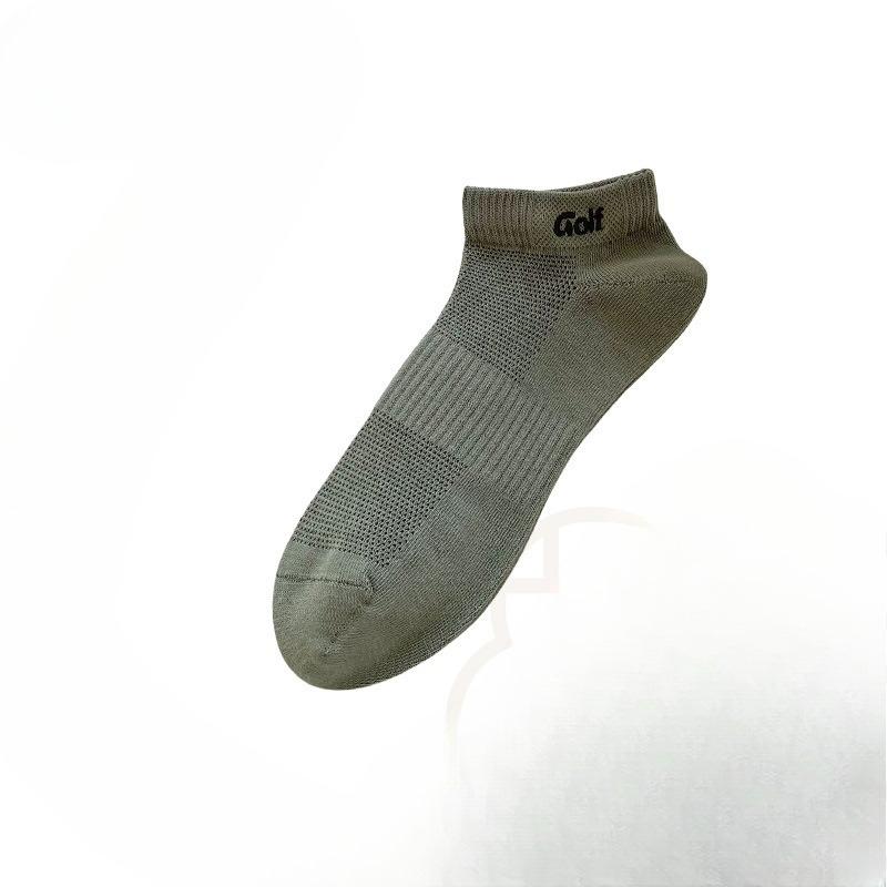

Мужские короткие носки из 100% хлопка, тонкие, из чистого хлопка, влагоотводящие, дезодорирующие и антибактериальные носки-лодочки, летние дышащие короткие носки, бесшовные 1 pair армия зеленый