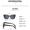 Lunettes de soleil de mode pour femmes, protection UV d'extérieur, hommes femmes, monture carrée, voyage, lunettes de soleil, nuances, mode, lunettes œil de chat