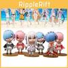 Charming 9cm Zero Two World Rem And Ram Cartoon Statues For Anime Lovers