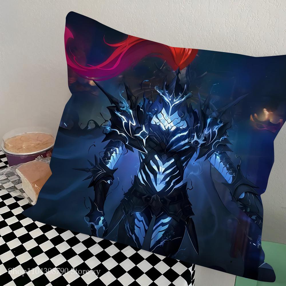 Anime S-Solo Leveling Pillow Case Square Pillow Bedroom Sofa Leisure Comfort Cushion Car Living Room Home Decoration