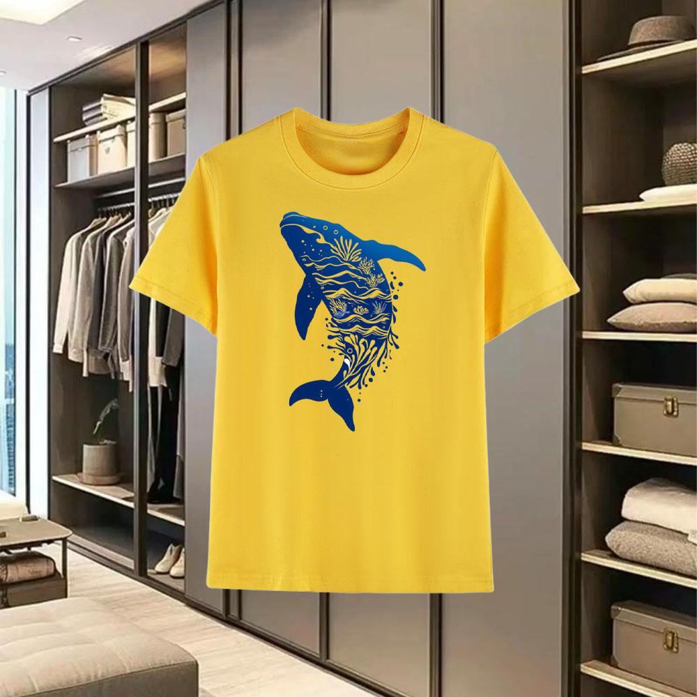 New Men's High - Quality 100% Cotton Fashionable T - Shirt for Summer - Casual Breathable and Versatile Short - Sleeve Top