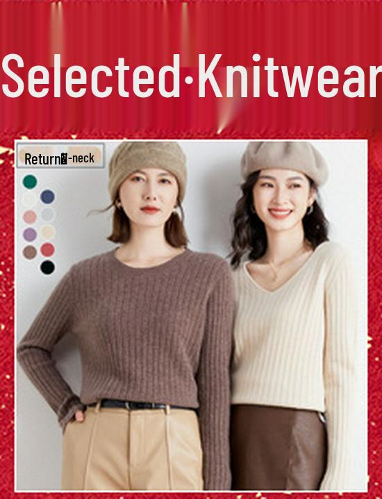 Women's Slim-Fit Knit Sweater Dress - Mid-Length, Over-the-Knee, Half-High Neck, Long Sleeves, Warm Inner Wear, New Style.