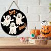 Wall Hanging Halloween Party Decoration Wooden Hanging Cross-border Pendant Festival Door Number Crafts
