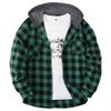 Men's Fashion Trend Hooded Checkered Sportswear