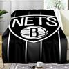 Brooklyn Basketball Team Blanket Flannel Throw for Sofa, Indoor, Camping, Living Room, Office, Chair, And Bed Soft Birthday Gift