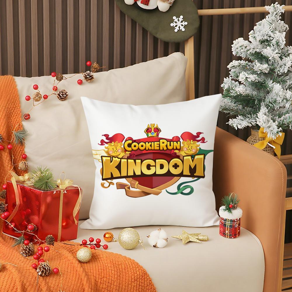 Hot Game C-Cookie Run Kingdom Pillow Case Living Room Sofa Decorative Cushion Cover Simple Household Light Luxury Printed Pillow