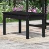 VidaXL Banc de jardin noir 80x44x45 cm bois massif de pin 824001