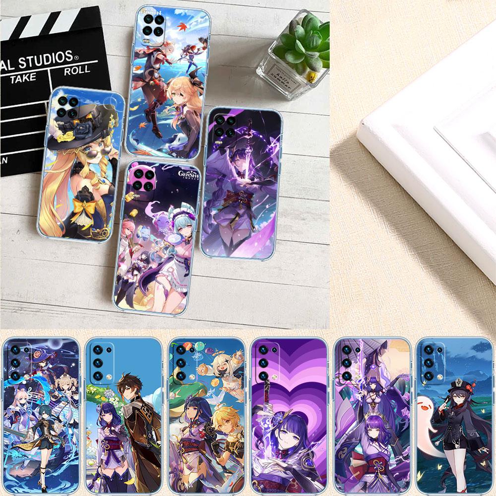CJ60 Genshin Impact Case for LG K22 K30 K40 K40S K41 K42 K50 K50S K51 K51S K52 K61 K62 K71 K92 Q60 Q61 V40 V50 V60