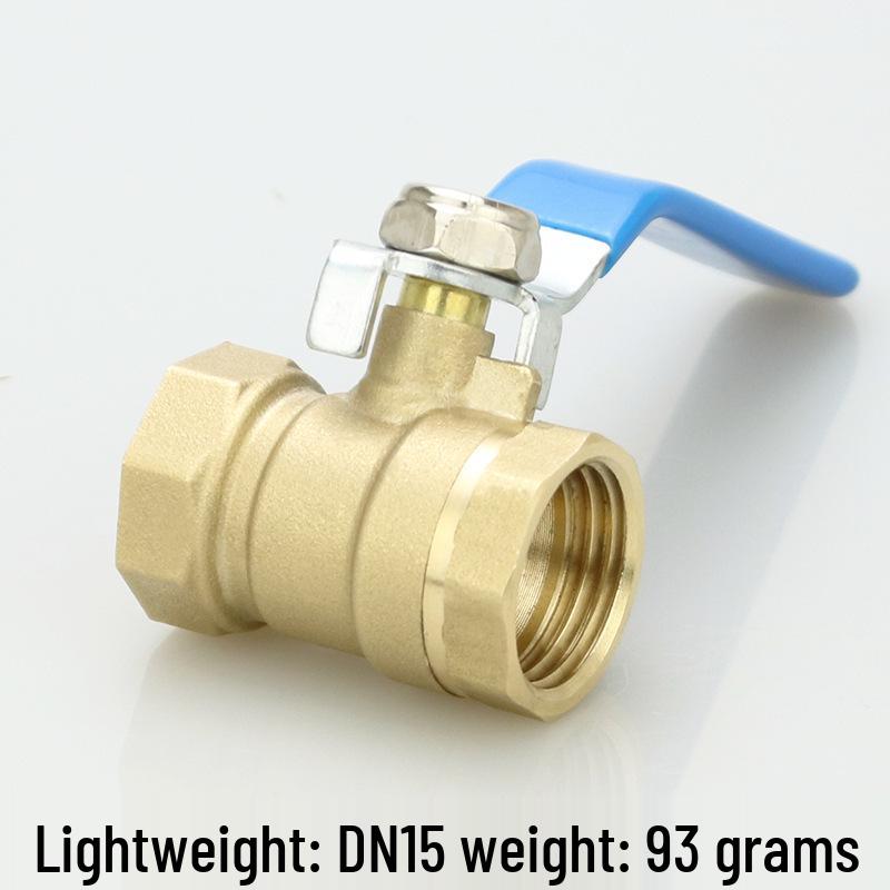 4-Point DN15 & 6-Point DN20 All-Copper Ball Valve, High-Temp Resistant, 1-Inch & 2-Inch, for Tap Water.