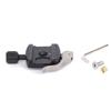 Adjustable 50mm Quick Release Clamp Mount For Camera Tripod And Studio Equipment With Secure Locking Mechanism