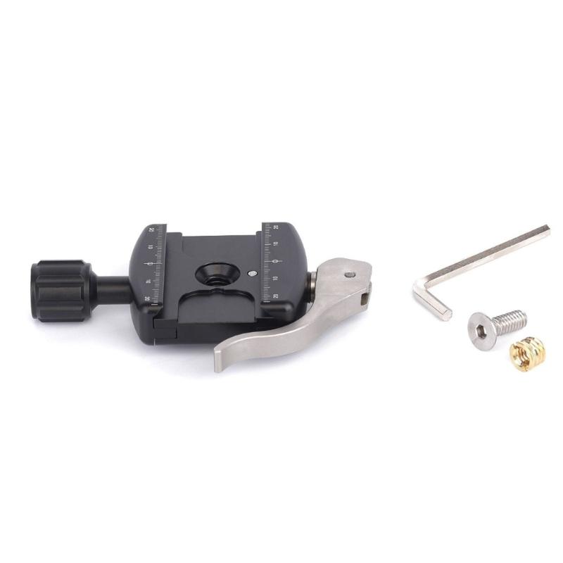 Adjustable 50mm Quick Release Clamp Mount For Camera Tripod And Studio Equipment With Secure Locking Mechanism