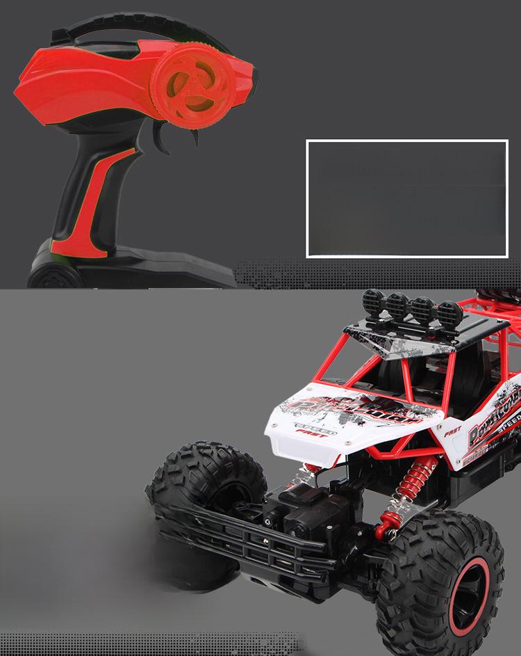 Τηλεκατευθυνόμενο Τερατώδες Φορτηγό RC Monster Truck 4WD για Drift Εκτός Δρόμου Υψηλής Ταχύτητας