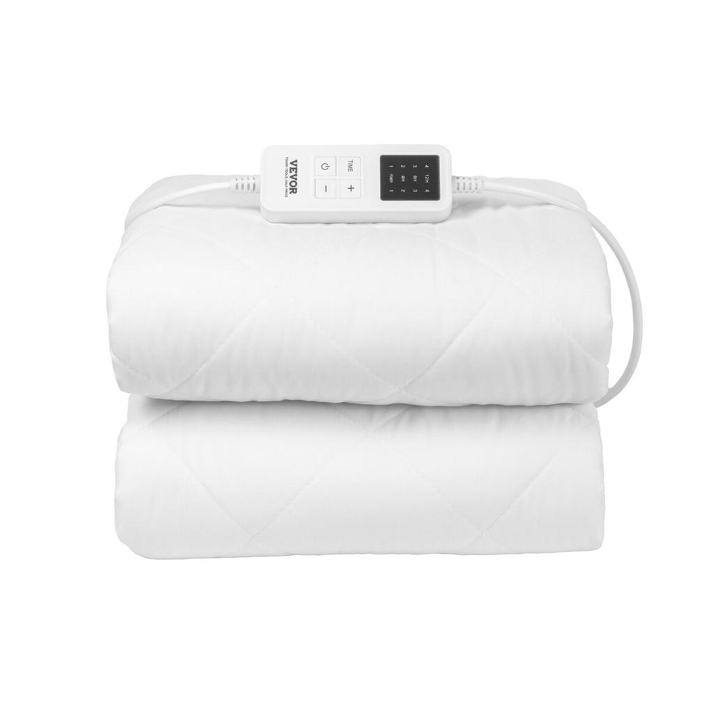 Heated Mattress Pad 150 X 80 Cm Electric Bed Warmer with Timer Auto Off