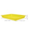 4pcs Colorful Plastic Tray For Multi-Functional Storage Organizing Tabletop Art Craft Sensory Sorting Breakfast Tray