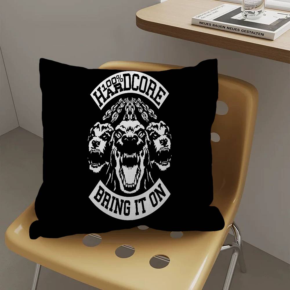 Bone Gabber 100Hardcore Dog Personalized Pillow Dust Cover Bedroom Kids Party Decoration Pillowcase Birthday Children Gift