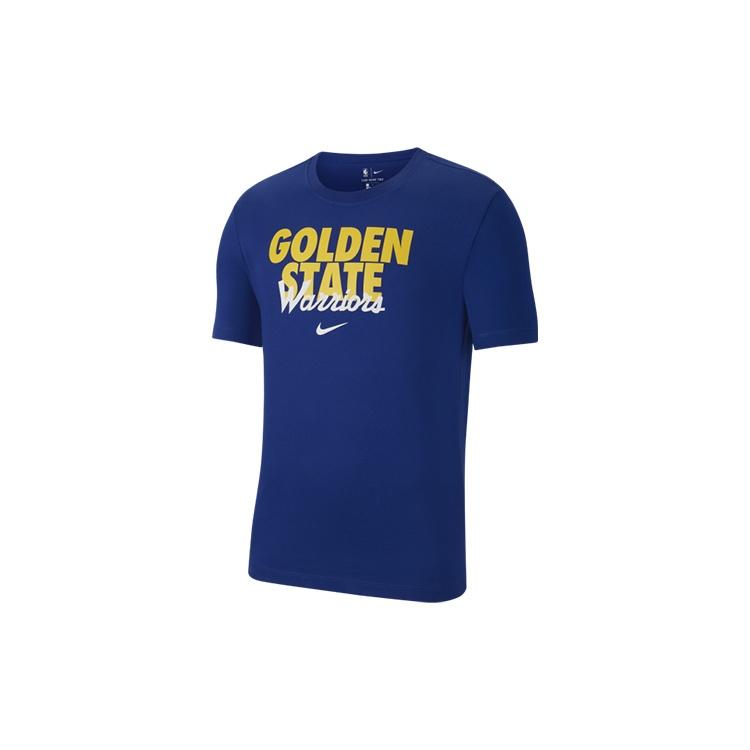 Nike Golden State Warriors Nike Dri-FIT NBA Short Sleeve Blue Men s CK8954-495 L