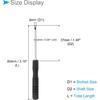 Tiny Slotted Screwdriver, 2mm Size 80mm Length, S2 Steel Flat Screw Driver with Non-Slip Handle - (Applications: for Eyeglasses Watches Electronics