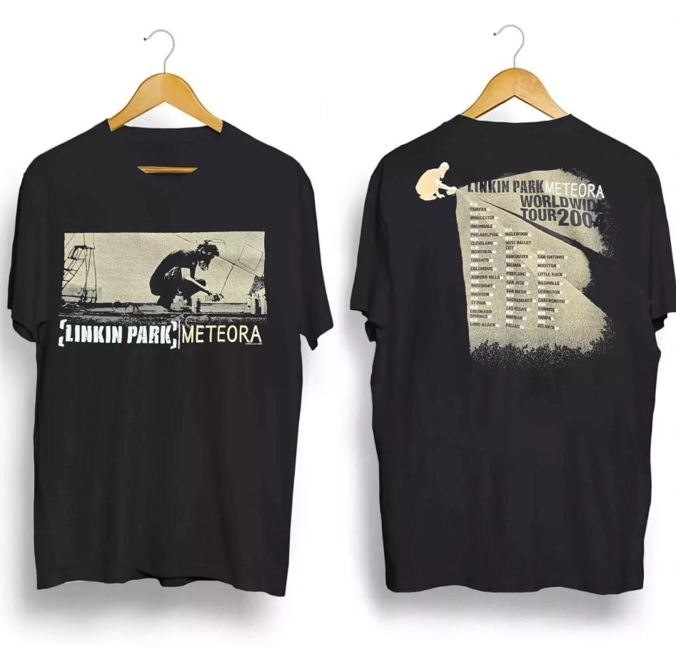 

Винтажная футболка Linkin Park Meteora 2004 World Tour 2004, размеры S-4XL 4XL