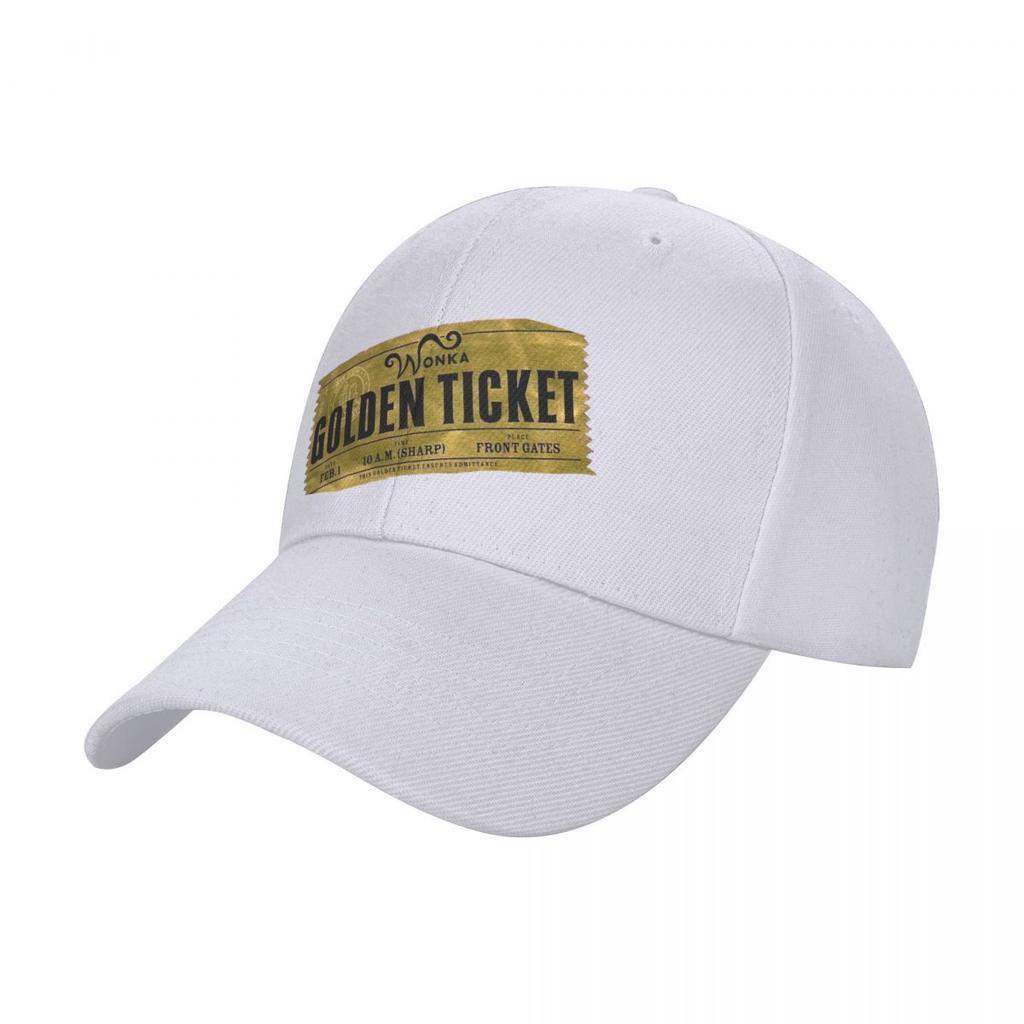 Golden Ticket Baseball Cap Gentleman Hat Custom hard hat Streetwear Men Womens