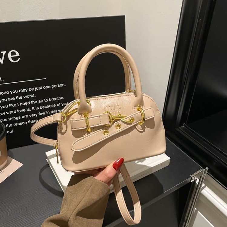 Mini-Muscheltasche Damen tragbare Umhängetasche