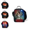 Stranger Things Insulated Lunch Box Bag Durable Oxford Backpack For Outdoor Picnic And Beach With Smooth Zipper