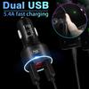 Car Charger USB Ports Fast Charging Digital Display Car Chargers For Ford Focus Mondeo Kuga Fiesta MK7 Escort Explorer Edge 2 4 MK2 MK4