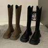 Thick-Soled Martin Boots Korean Original Single Skinny Knight Boots Shoes Women'S Snow Boots