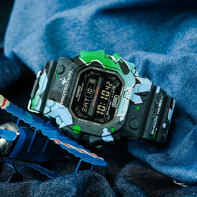 Casio G-Shock 40th Anniversary Limited Solar Shock Resistant Quartz Watch Resin Strap Men watches Black GX-56SS-1PR