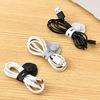 3Pcs Silicone Cable Tie Adjustable Self-adhesive Earphone Phone Charger Computer Power Cord Bundling Strap Reusable Wire Management Organizer Wrap