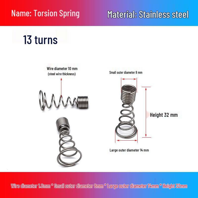 Stainless Steel Pagoda-Shaped Trapezoidal Compression Spring for Battery