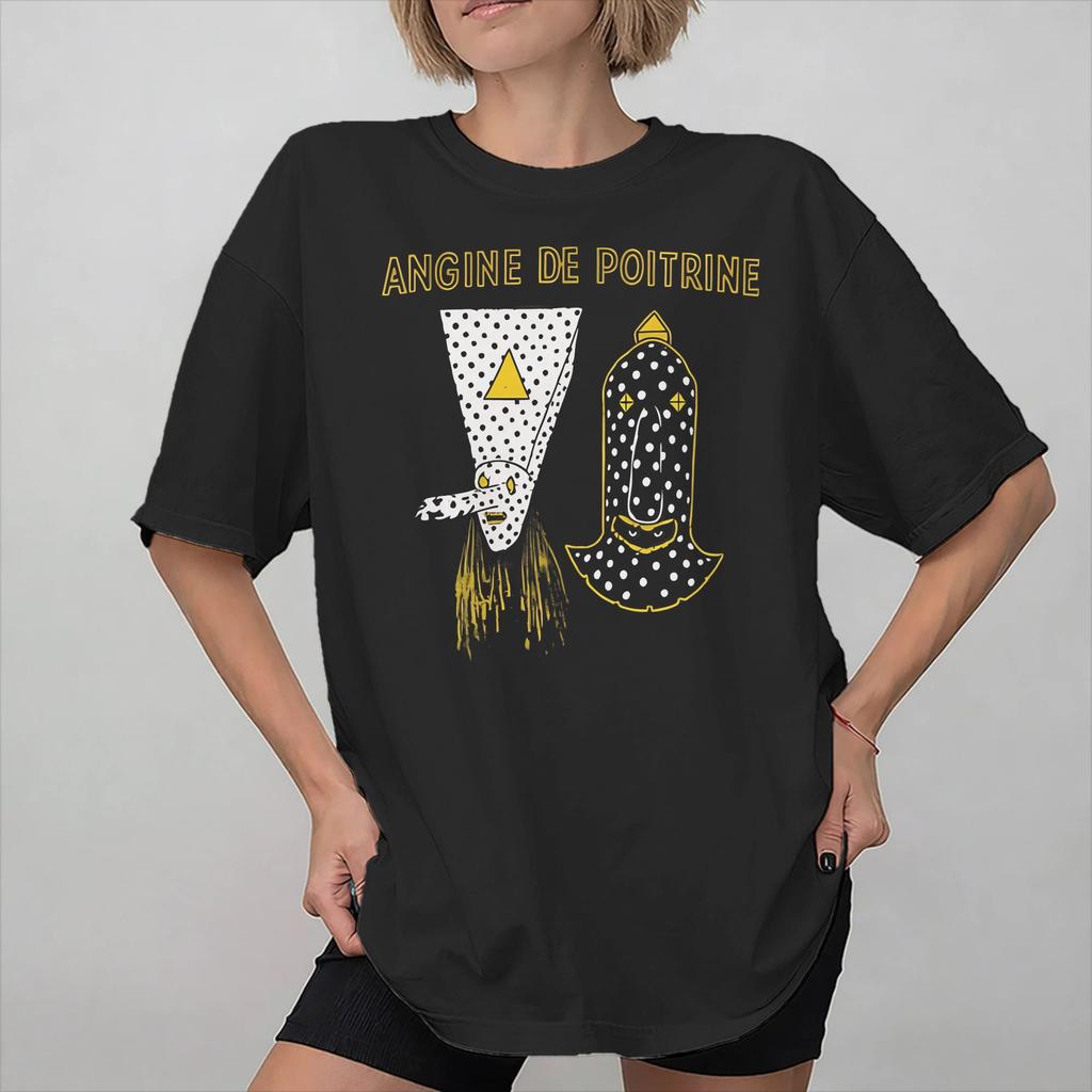 Angina Pectoris Band Merch Unisex Damen T-Shirts Reines Baumwoll-T-Shirt Grafik-T-Shirt Kleidung