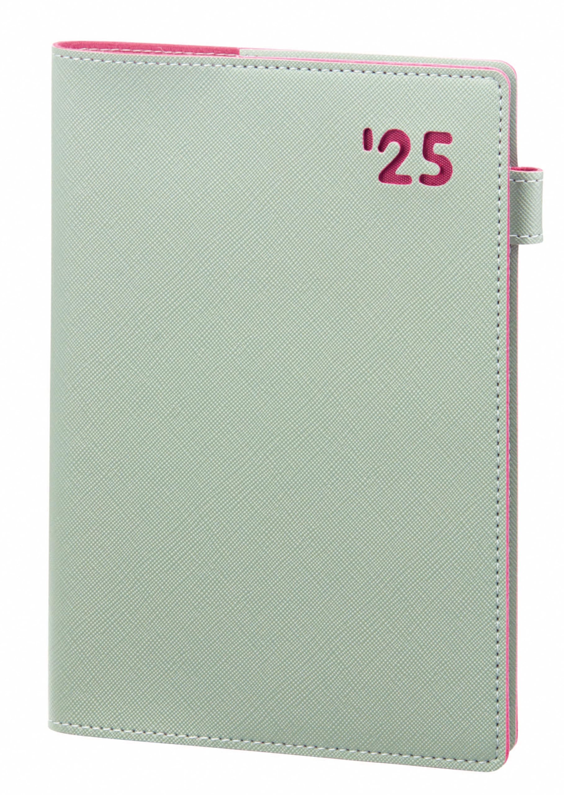 

Raymay Fujii Блокнот 2025 Еженедельник с цветным обрезом B6 Зеленый RFD2529M Совместим с началом апреля 2025