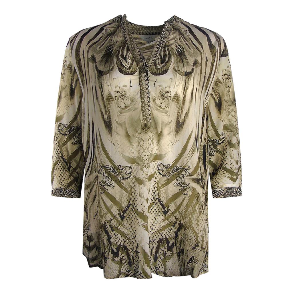 Inoa Womens/Ladies Siberia 1927 Milano Fashion Blouse