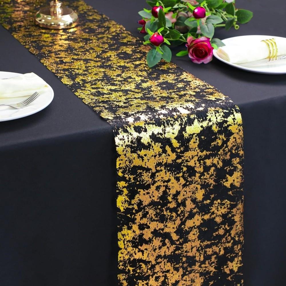Glitter Sequin Table Runner Foil Mesh Roll Flag Tablecloth Christmas Table Runner Party Decor